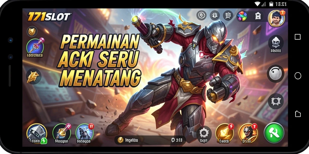 Tampilan gameplay 171SLOT yang mendebarkan dan penuh aksi.