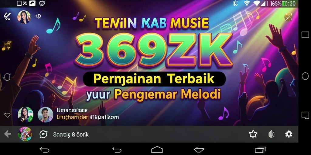 Screenshot gameplay 369ZK yang menarik dan penuh melodi.