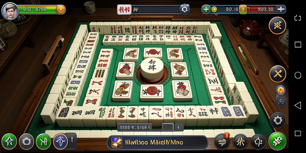 Gameplay <strong>8768</strong> dengan grafis Mahjong yang menarik.