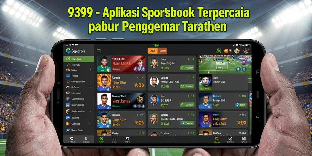 Screenshot utama dari gameplay aplikasi Sportsbook 9399.
