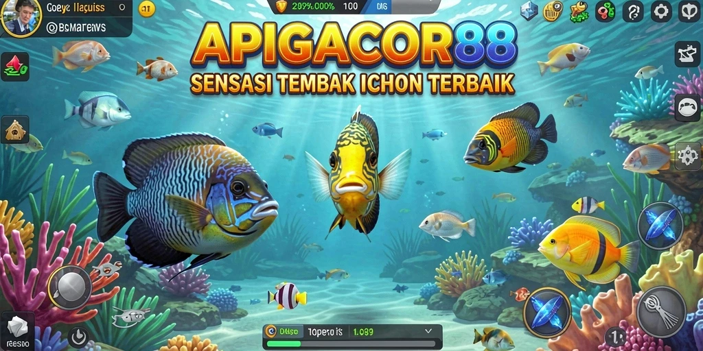 Screenshot gameplay yang menarik dari APIGACOR88 Tembak Ikan.