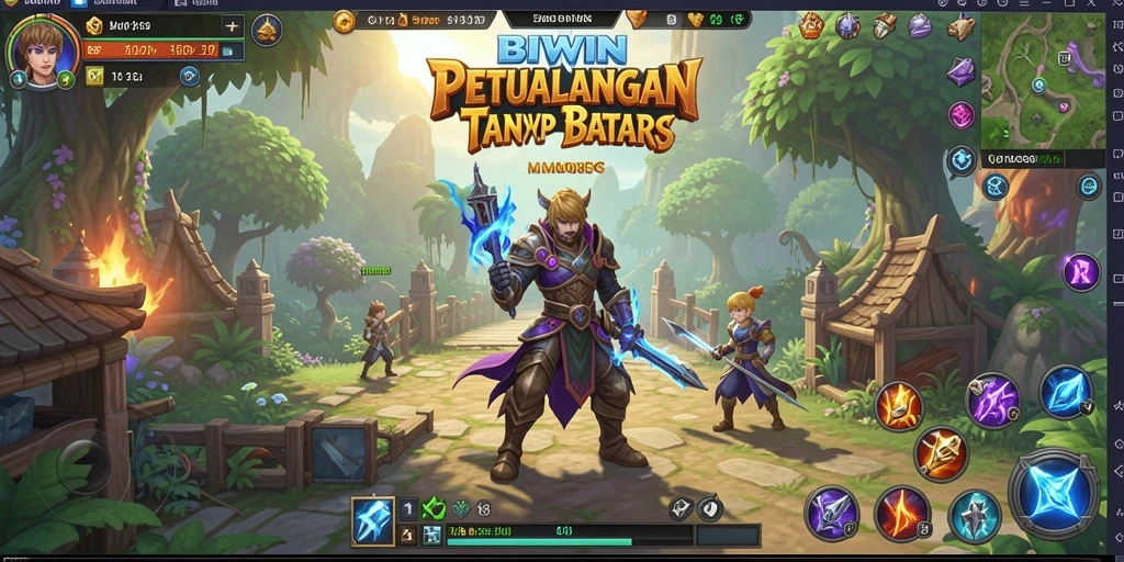 Tampilan gameplay <strong>BIWIN</strong> yang menakjubkan dan penuh aksi di dunia MMORPG.