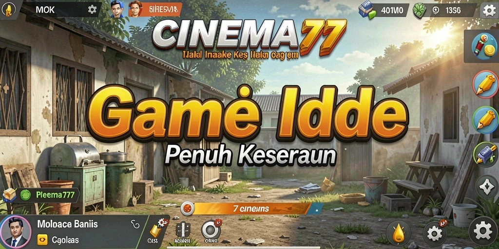 Gameplay CINEMA77 yang seru dengan pengelolaan bioskop.