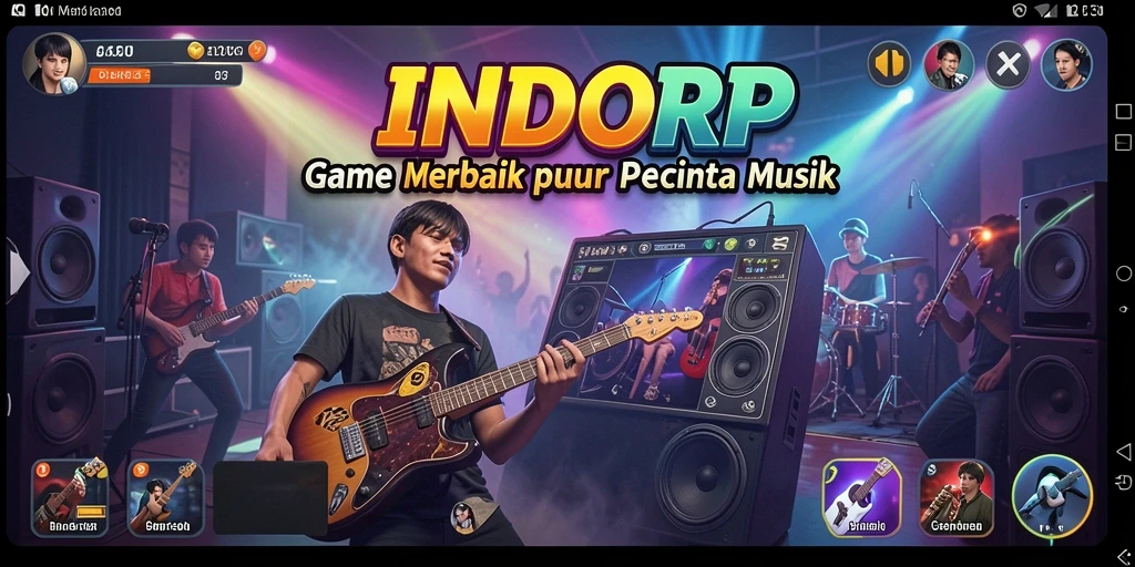 Tampilan gameplay INDORP yang seru dan interaktif.