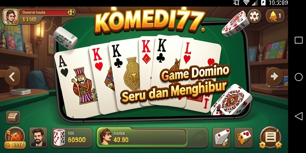Screenshot permainan menampilkan keseruan dan strategi dalam Domino.