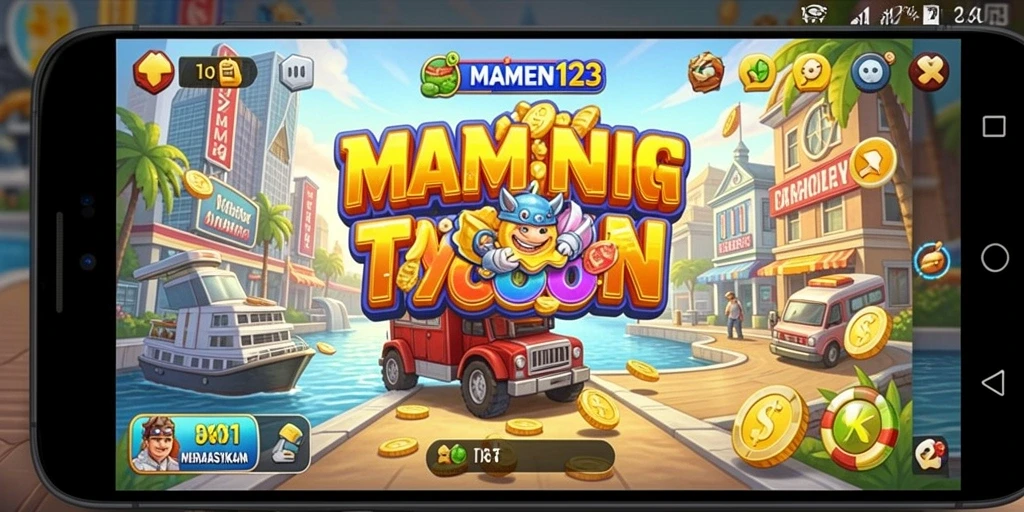 Tangkapan layar dari gameplay MAMEN123 yang menarik dan penuh tantangan.