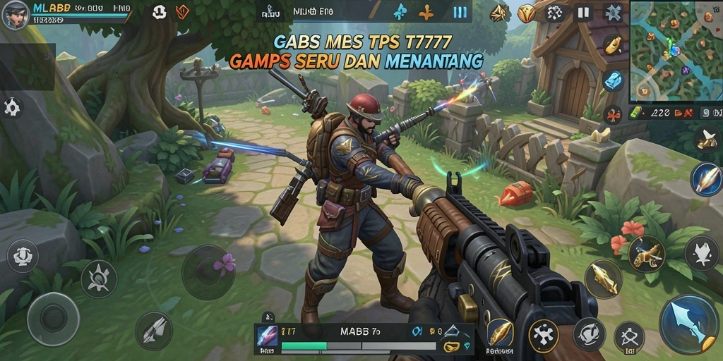 Tangkapan layar gameplay menegangkan dari MLBB777.