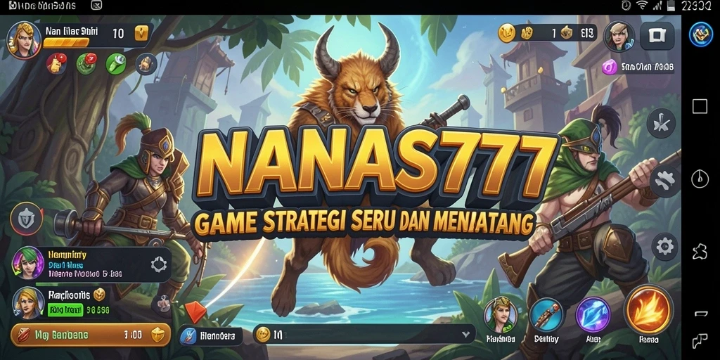 Tangkapan layar gameplay NANAS777 yang menunjukkan taktik perang yang menarik.