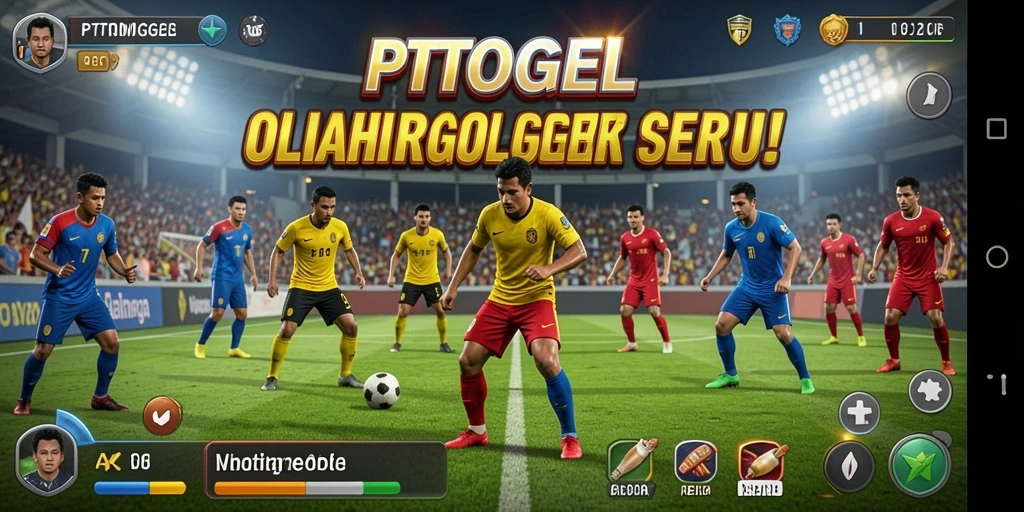 Tampilan gameplay PTTOGEL dengan aksi seru olahraga yang mendebarkan.