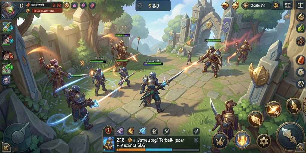 Tampilan gameplay Z18 yang intens dan strategis.