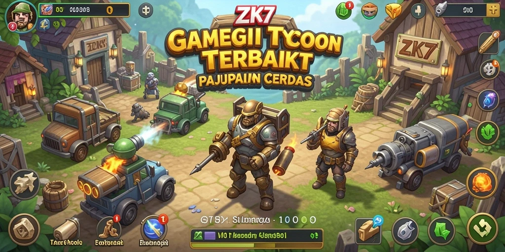 Tampilan menarik dari gameplay ZK7 yang menantang dan menyenangkan.